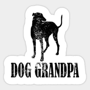 Greyhound Dog Grandpa Sticker